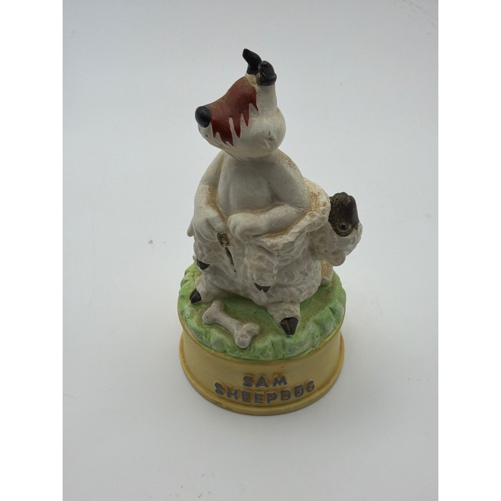 Lenox 1998 Warner Bros Sam Sheepdog Figurine Looney Tunes Collectible 1998